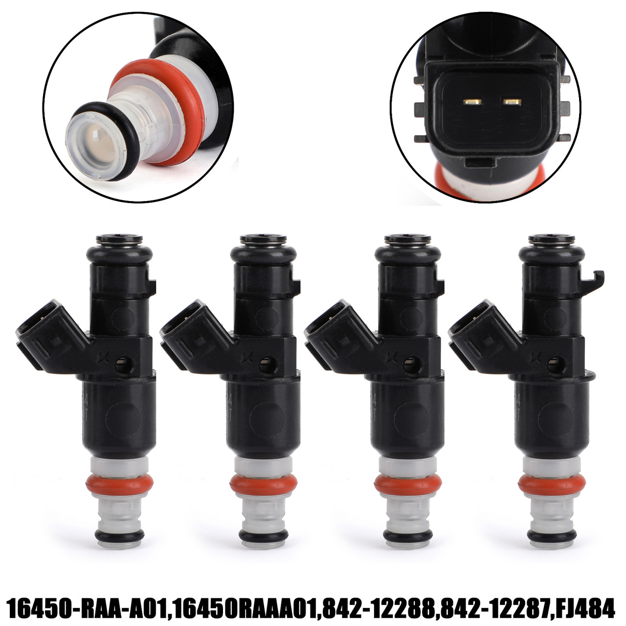 4PCS Fuel Injector For Honda ACURA 05-07 ACCORD 03-07 CR-V 05-11 ELEMENT 03-11