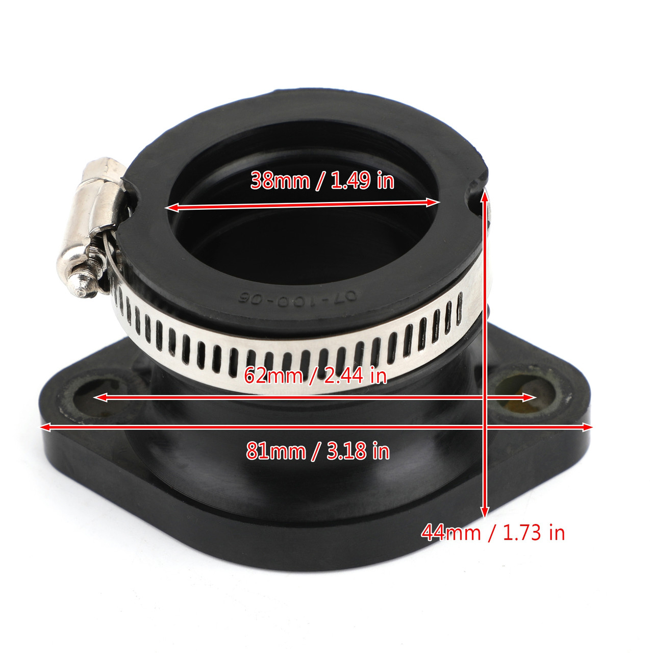 Intake Manifold Boot Flange for Polaris 400 LC Classic Touring Indy 440 500 SKS 400 440 500 Sport Superssport Supertrak Trail XC 400 XCR440