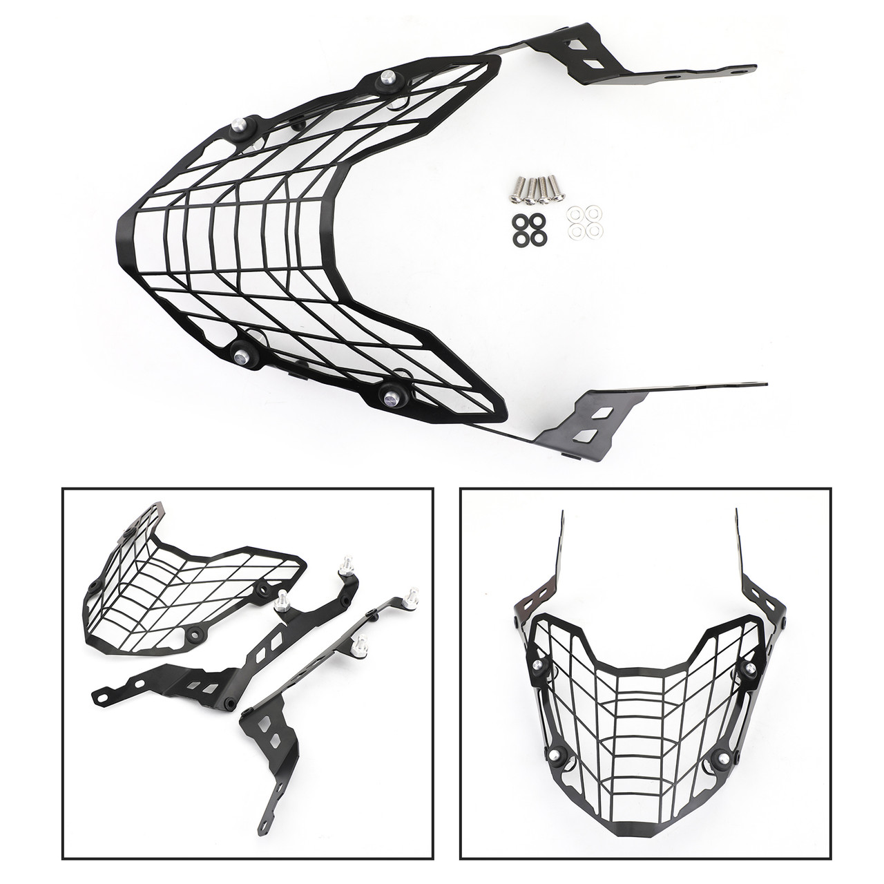 Aluminum Headlight Guard Cover Protector for Honda CB500X 2019-2020 Black