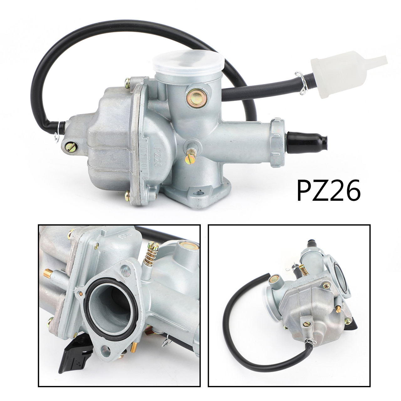 PZ 26mm Carburetor + Rebuild Kit for GY6 150cc ATV QUAD Go-Kart Buggy and Dirt bike