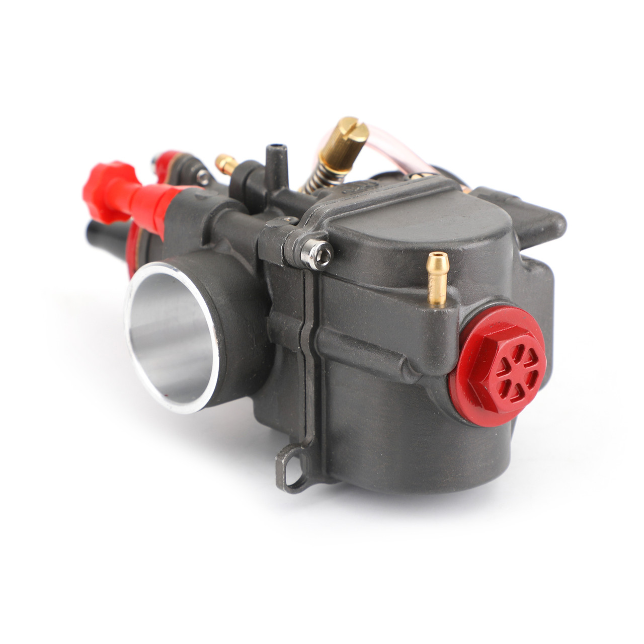 30mm Flat Slide Carburetor+Repair Tool for PWK Scooter ATV 4 Stroke 300cc Black