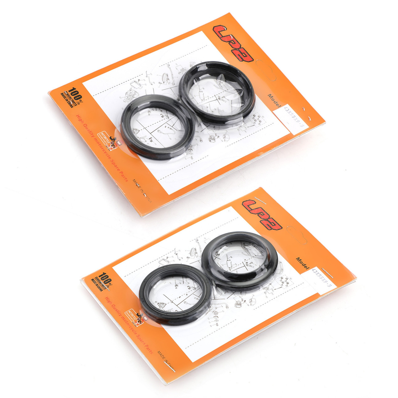 Fork Seal Dust Kit for Kawasaki Ninja ZX-14 ZX-14R ZZR1400 ZG1400