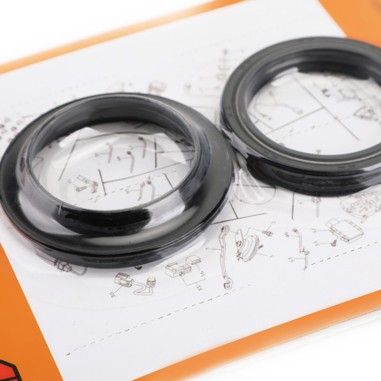 Fork Seal Dust Kit for Kawasaki Ninja ZX-14 ZX-14R ZZR1400 ZG1400