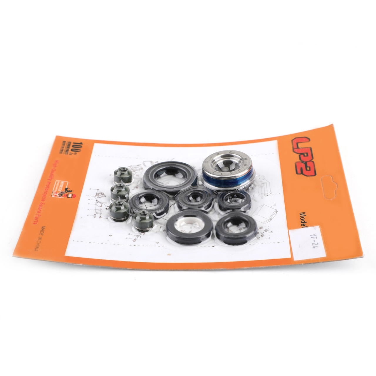 11pcs Engine Oil Seal Kit Set for Honda XL125V XLV125 01-10 VT125C Shadow 99-08