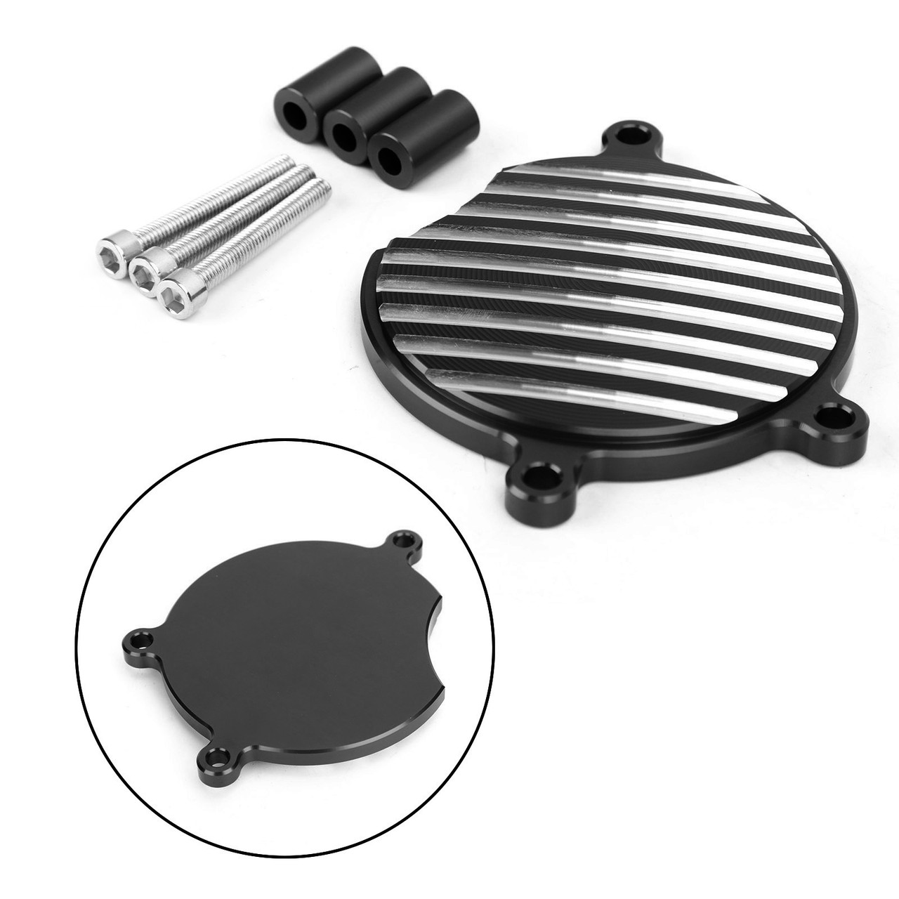 CNC Right Crankcase Cap Cover for Honda CMX 500/300 Rebel 2017-2019 Black