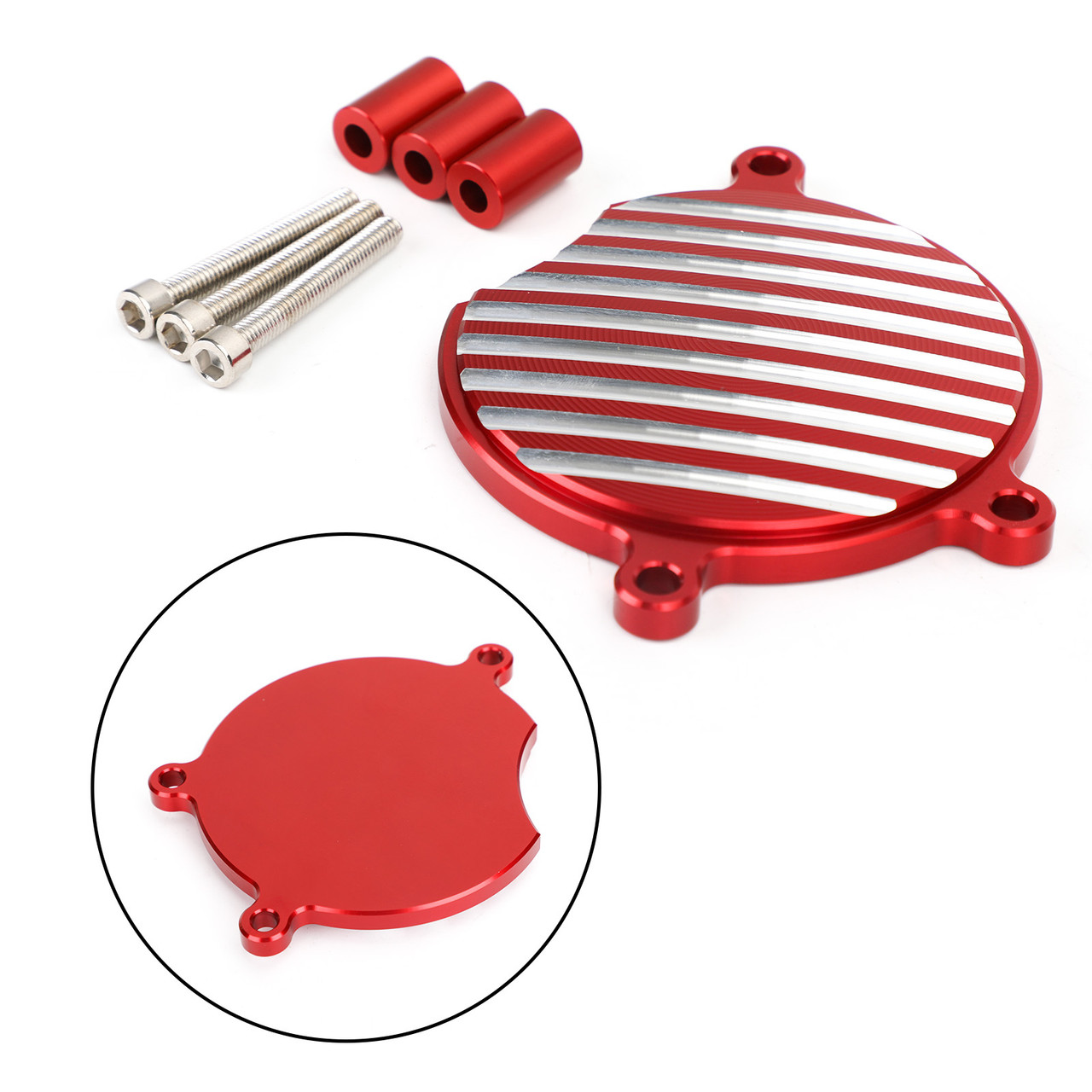 CNC Right Crankcase Cap Cover for Honda CMX 500/300 Rebel 2017-2019 Red