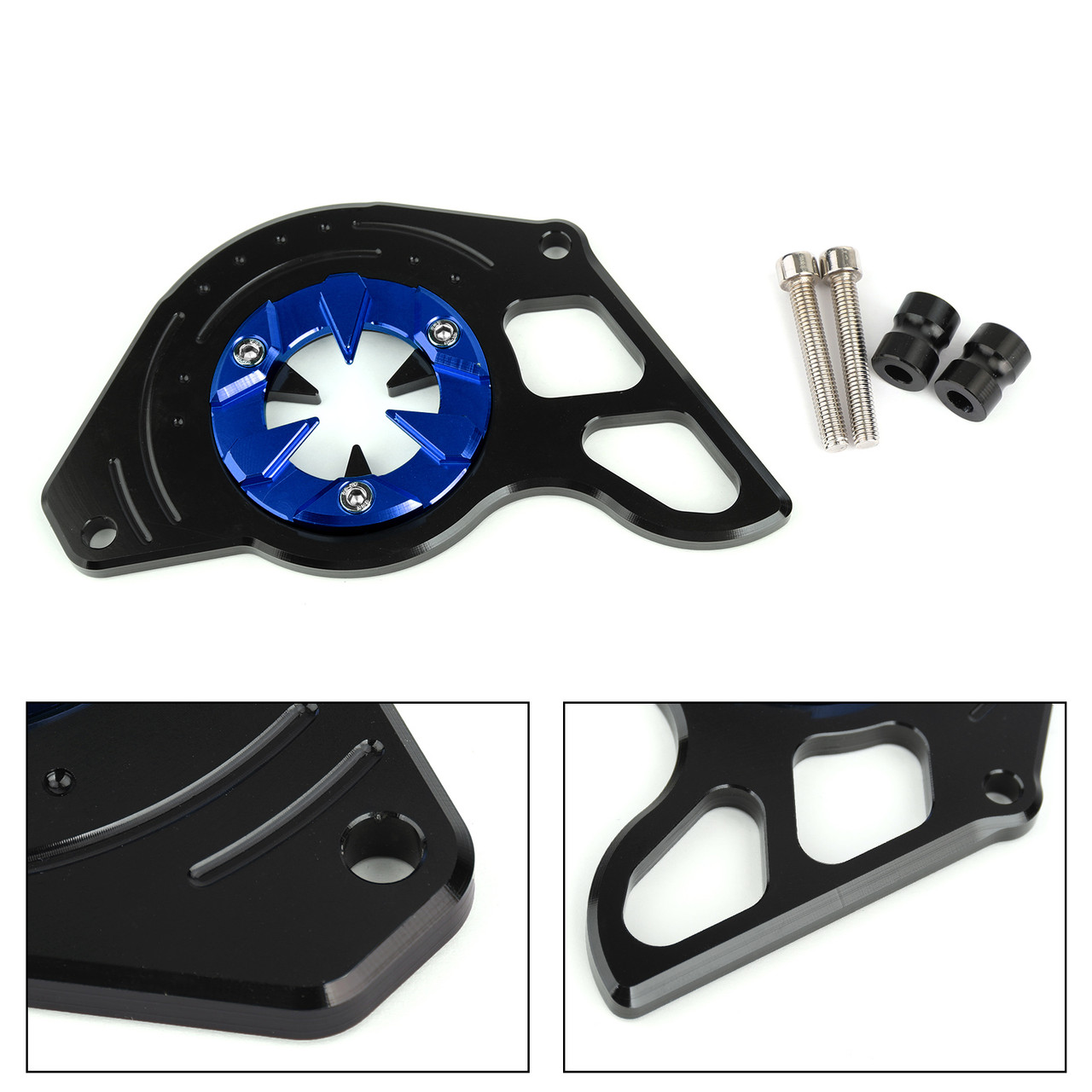 Front Sprocket Chain Guard Cover Left Side Engine for Honda MSX125 13-15 MSX125SF 16-19 Blue