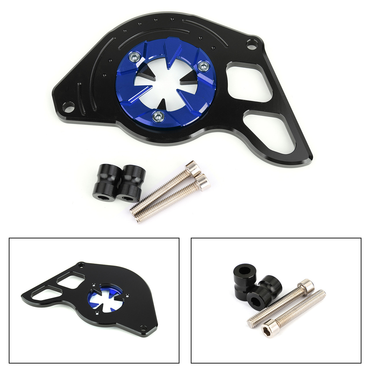 Front Sprocket Chain Guard Cover Left Side Engine for Honda MSX125 13-15 MSX125SF 16-19 Blue