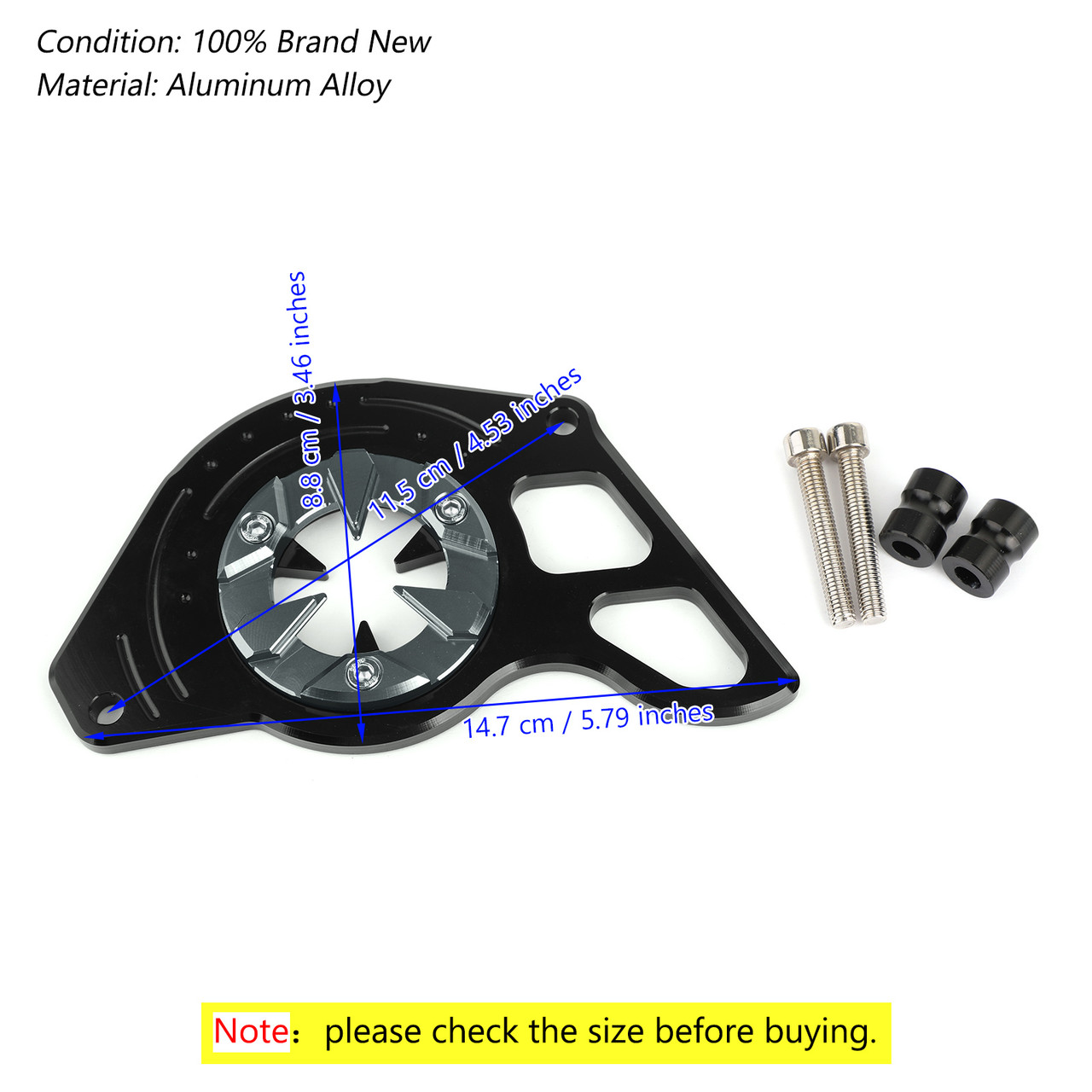 Front Sprocket Chain Guard Cover Left Side Engine for Honda MSX125 13-15 MSX125SF 16-19 TI