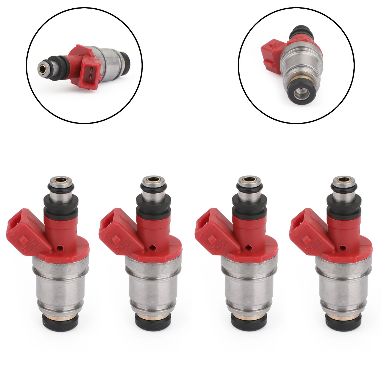 4PCS Fuel Injectors 16600-86G00 16600-86G10 For Nissan D21 90-94