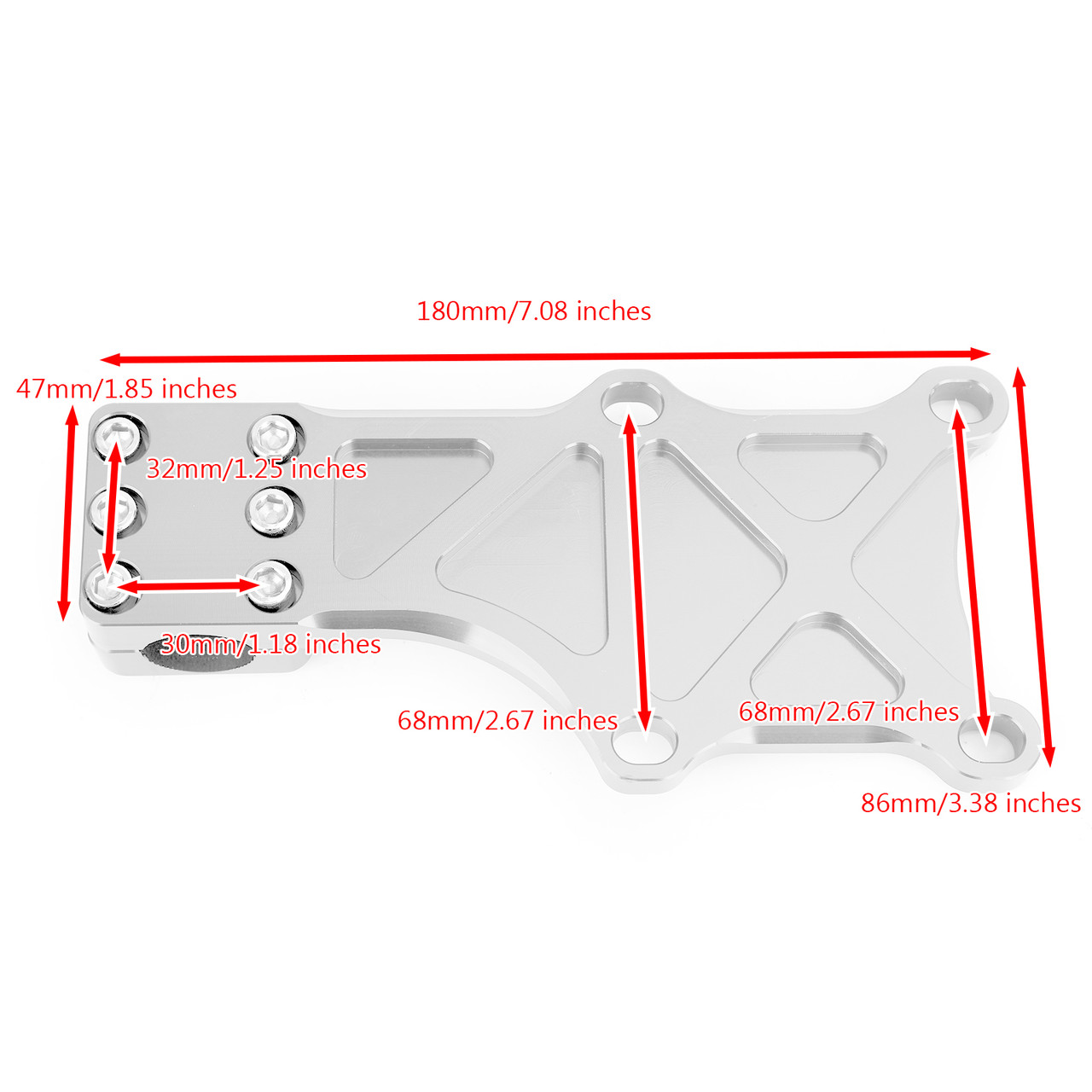 Engine Guard Bracket Fixed Fastening for Honda MSX125 Grom 13-15 MSX125SF Grom 16-19 Silver