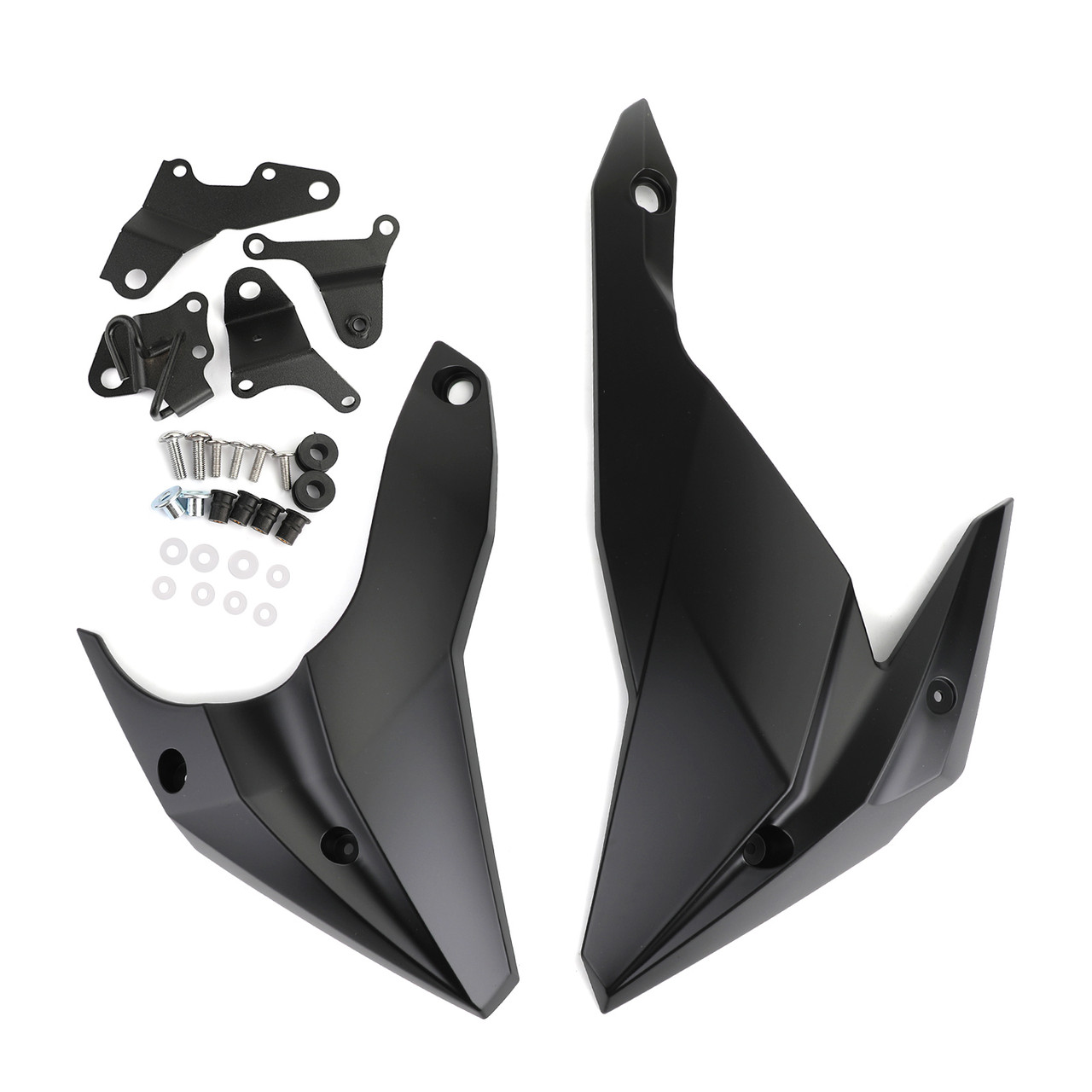 Engine Panel Belly Pan Lower Cowling Cover Fairing for Kawasaki Z400 2018-2023 MBLK