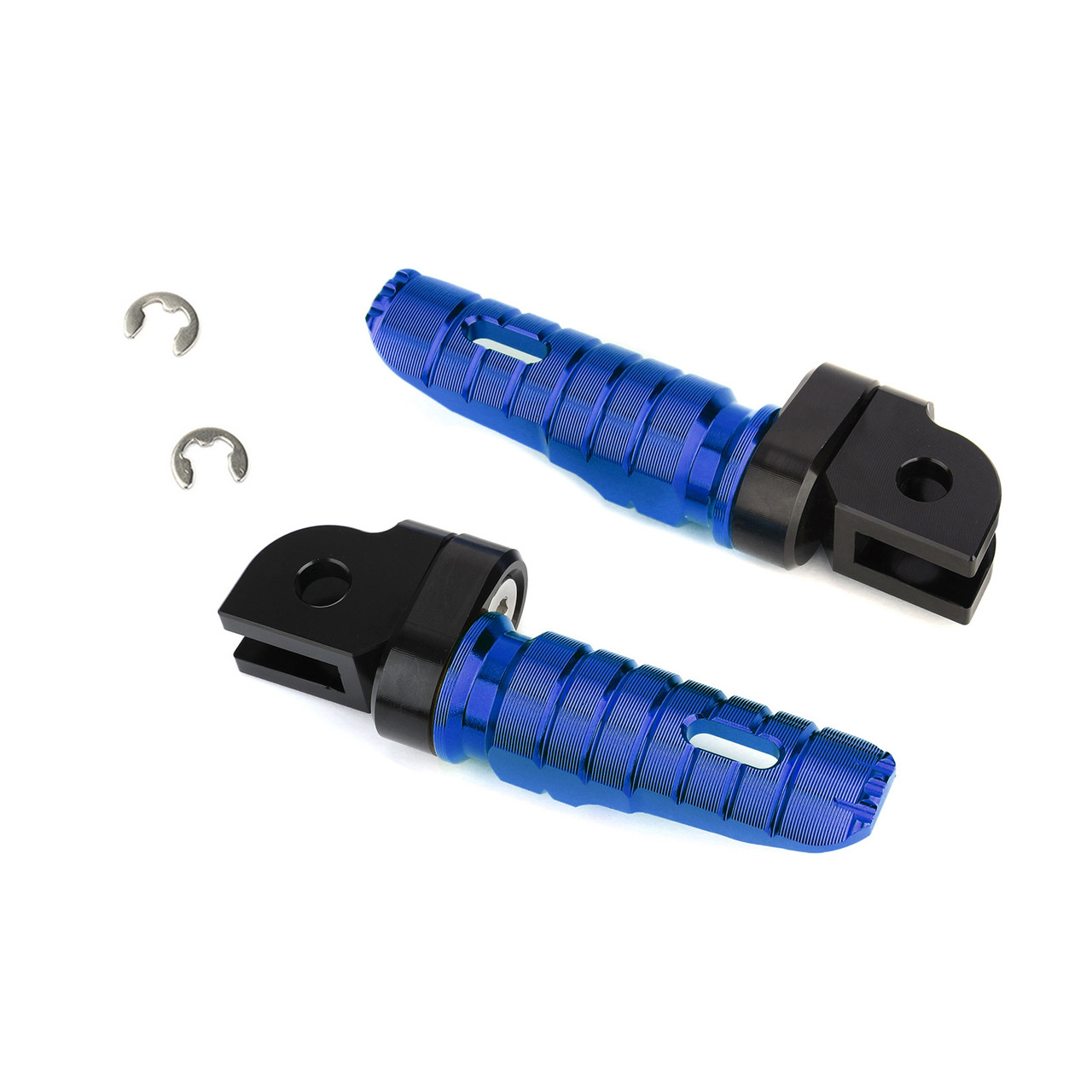 Front Footpegs Fit For YAMAHA XJR 1200 94-97 1300 98-18 MT-10 FZ-10 XSR 700 900 16-20 MT-07 FZ-07 14-20 FZS 600FAZER 98-03 Blue