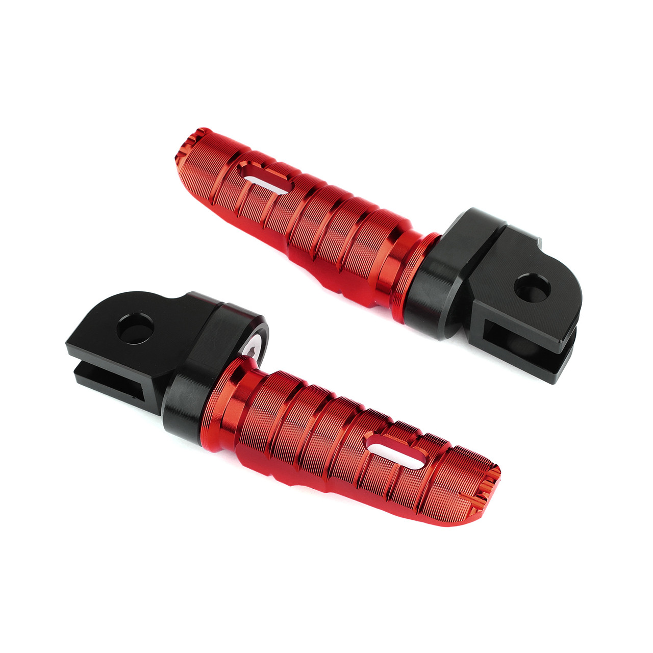 Front Footpegs Fit For YAMAHA XJR 1200 94-97 1300 98-18 MT-10 FZ-10 XSR 700 900 16-20 MT-07 FZ-07 14-20 FZS 600FAZER 98-03 Red