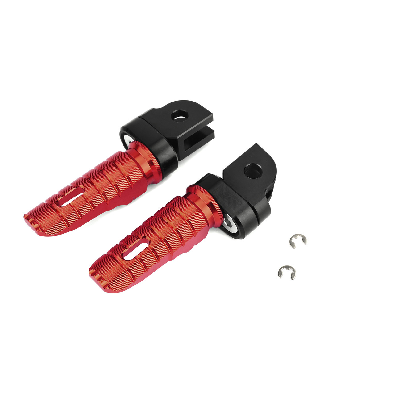 Front Footpegs Fit For YAMAHA XJR 1200 94-97 1300 98-18 MT-10 FZ-10 XSR 700 900 16-20 MT-07 FZ-07 14-20 FZS 600FAZER 98-03 Red