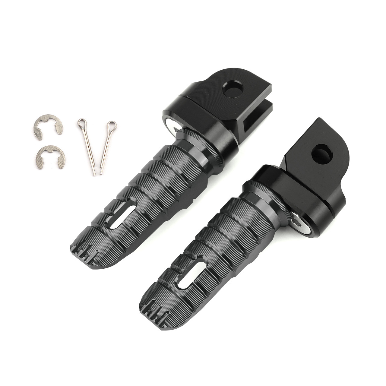 Front Footpegs Fit For HONDA CB125R 250R 300R 18-19 CB1100/RS/SX CBR400R 13-19 CB600F 98-13 VFR1200F 10-19 MSX125/GROM125 14-19 Titanium