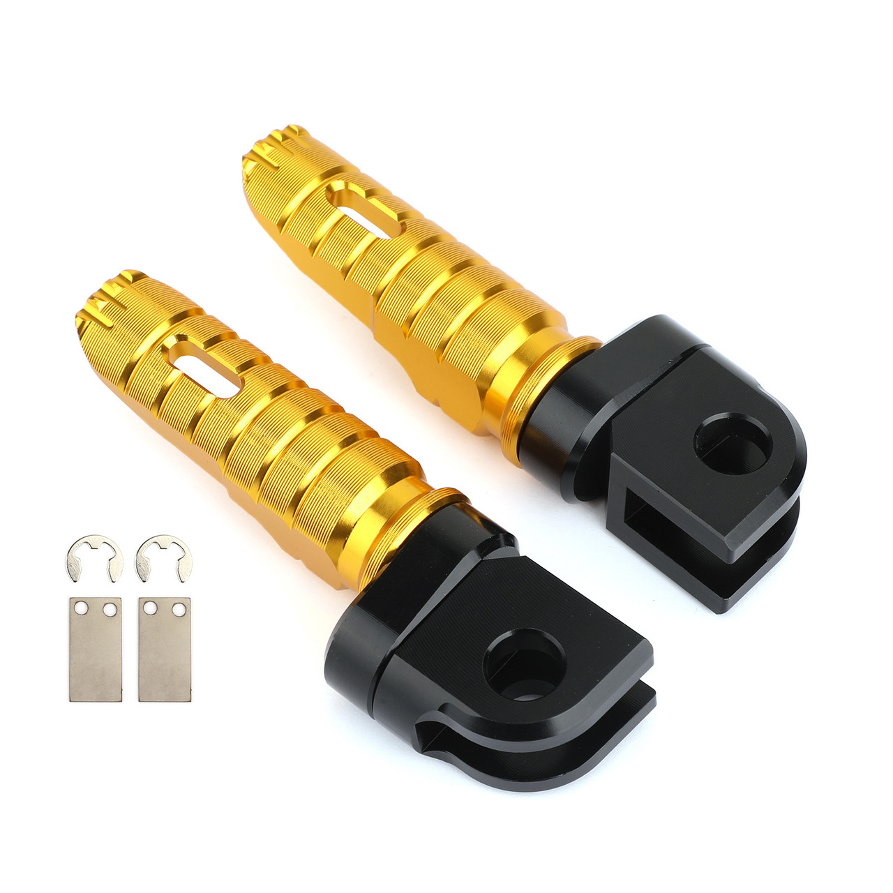 Front Footpegs Fit For KAWASAKI Z650 Z900 17-20 ER-6N 6F 09-16 ZX-10R 08-10 NINJA 650 250/R 1000/Z1000SX 12-20 Gold