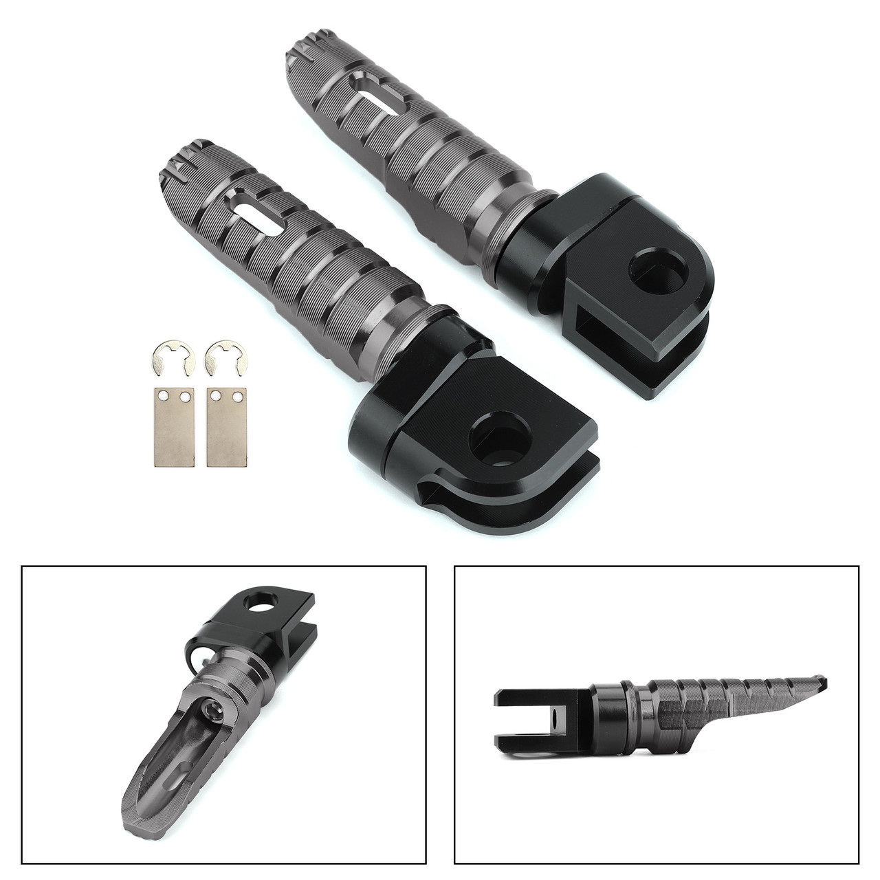 Front Footpegs Fit For KAWASAKI Z650 Z900 17-20 ER-6N 6F 09-16 ZX