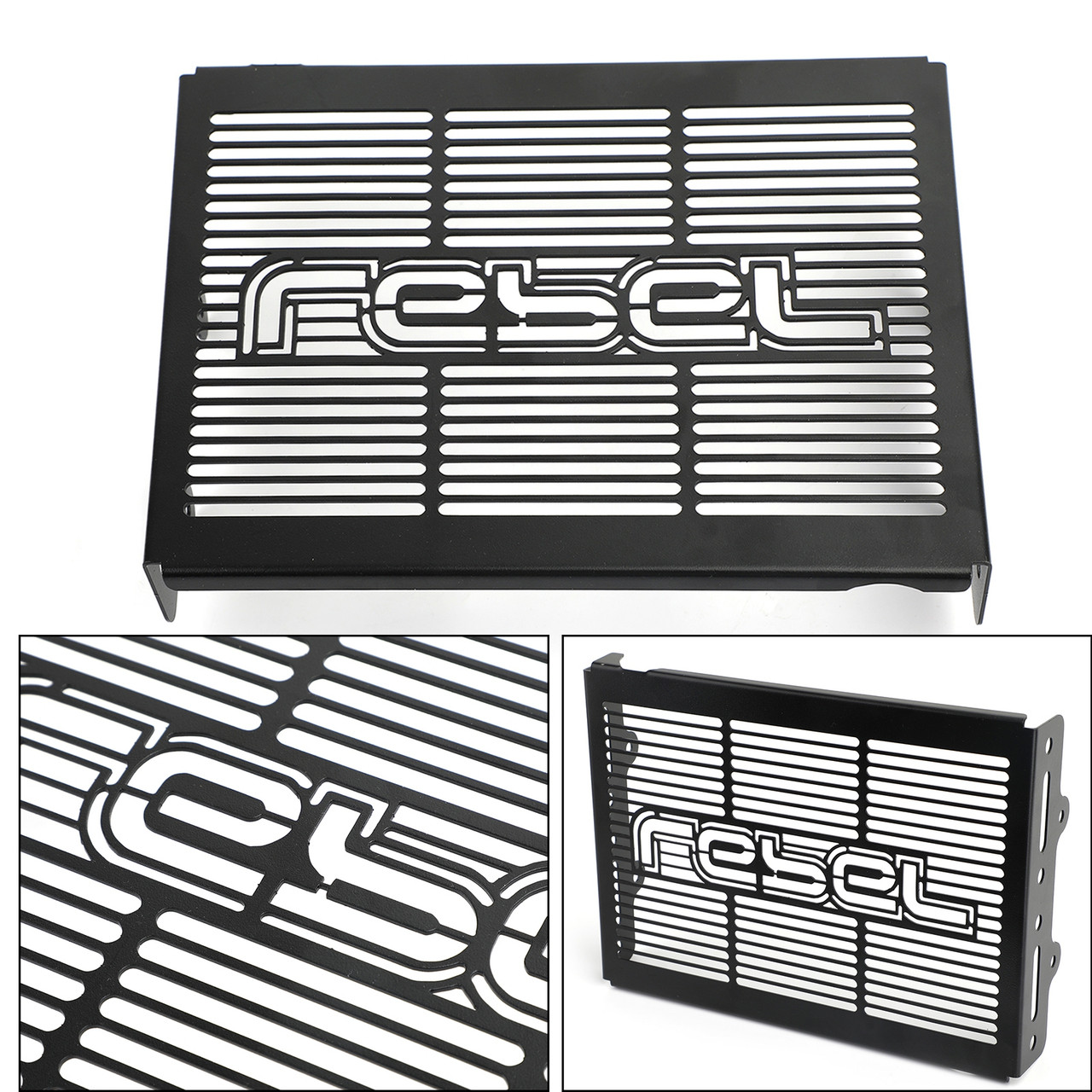 Stainless Steel Radiator Guard Protector Grill Cover Fit For Honda CMX 300/500 Rebel 300 500 17-20 Black