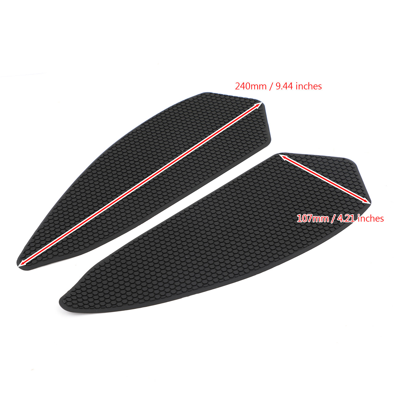 Tank Traction Pad Side Gas Knee Grip Protector Fit For BMW S1000RR 2020+ Black