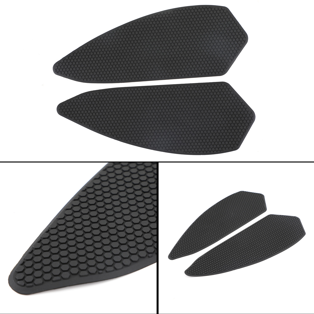 Tank Traction Pad Side Gas Knee Grip Protector Fit For BMW S1000RR 2020+ Black