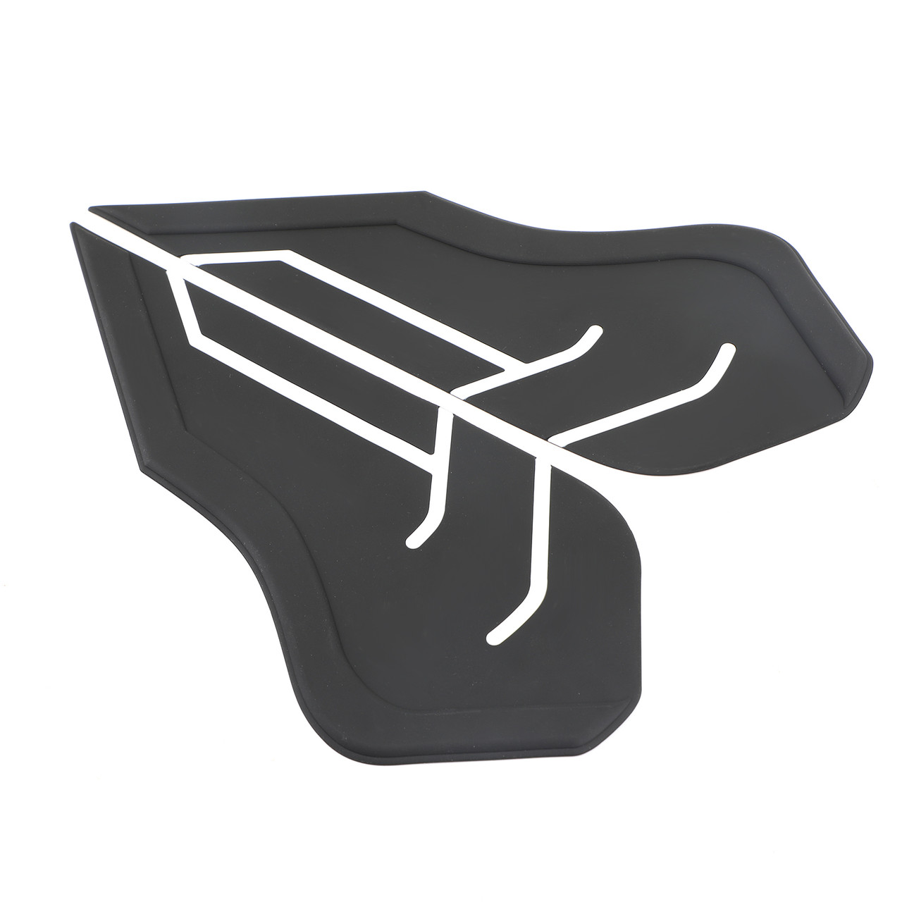 Tank Traction Pad Side Gas Knee Grip Protector Fit For Yamaha Tenere 700/XTZ700/XT700Z/T7/T700 18-20 Black