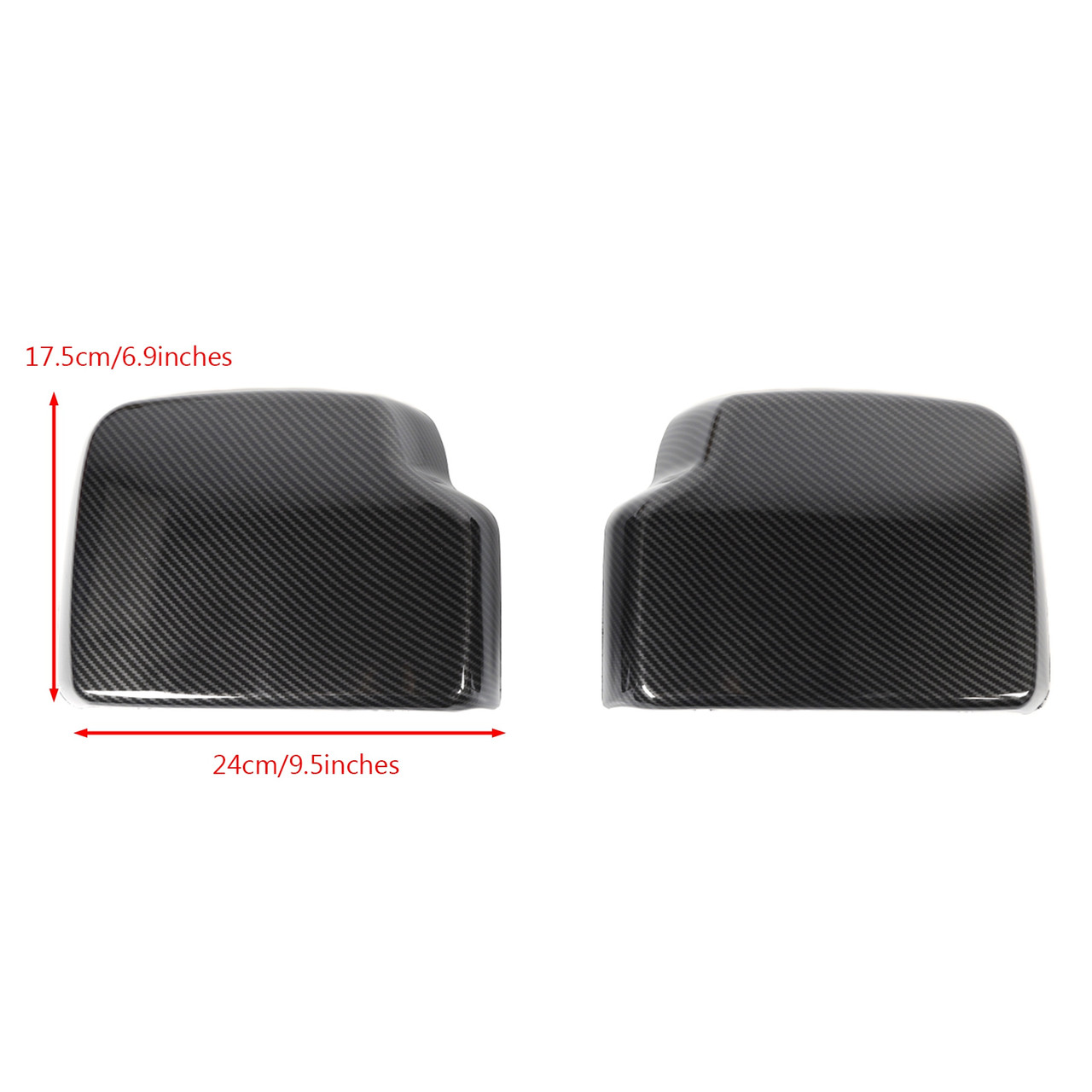 ABS Exterior Rearview Mirror Cover Fit For Suzuki Jimny 19-20 Carbon