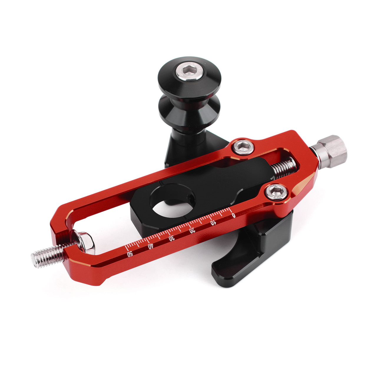 Chain Adjusters with Spool Tensioners Fit For Honda CB650R CBR650R 19-22 Red