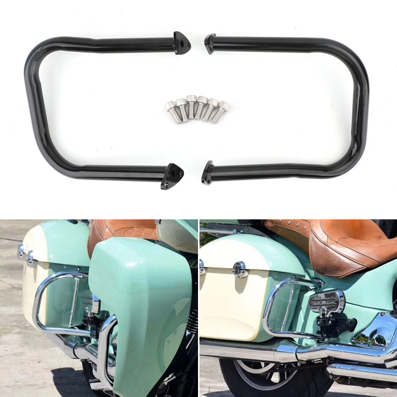 Rear Highway Bars Fit For Indian Chief Classic 14-18 Dark Horse 16-20 Chieftain Classic 18-20 Roadmaster 15-20 Springfield 16-20 Black