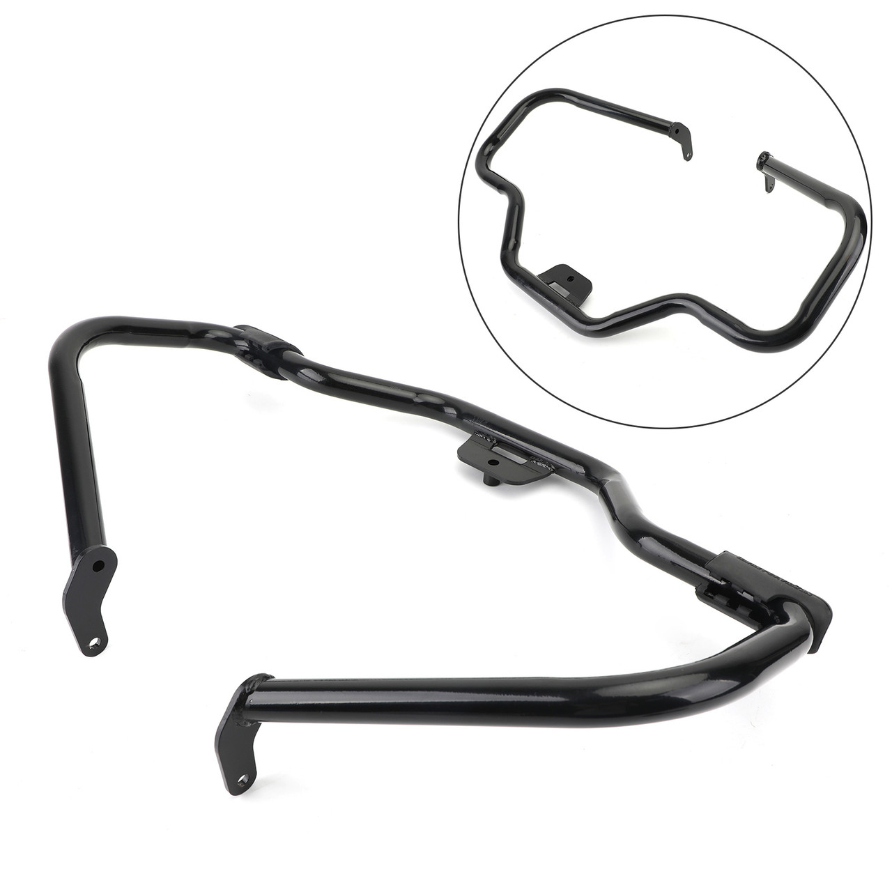 Front Highway Crash Bars Engine Guard Fit For Softail models (except FXDRS) 18-20 Black