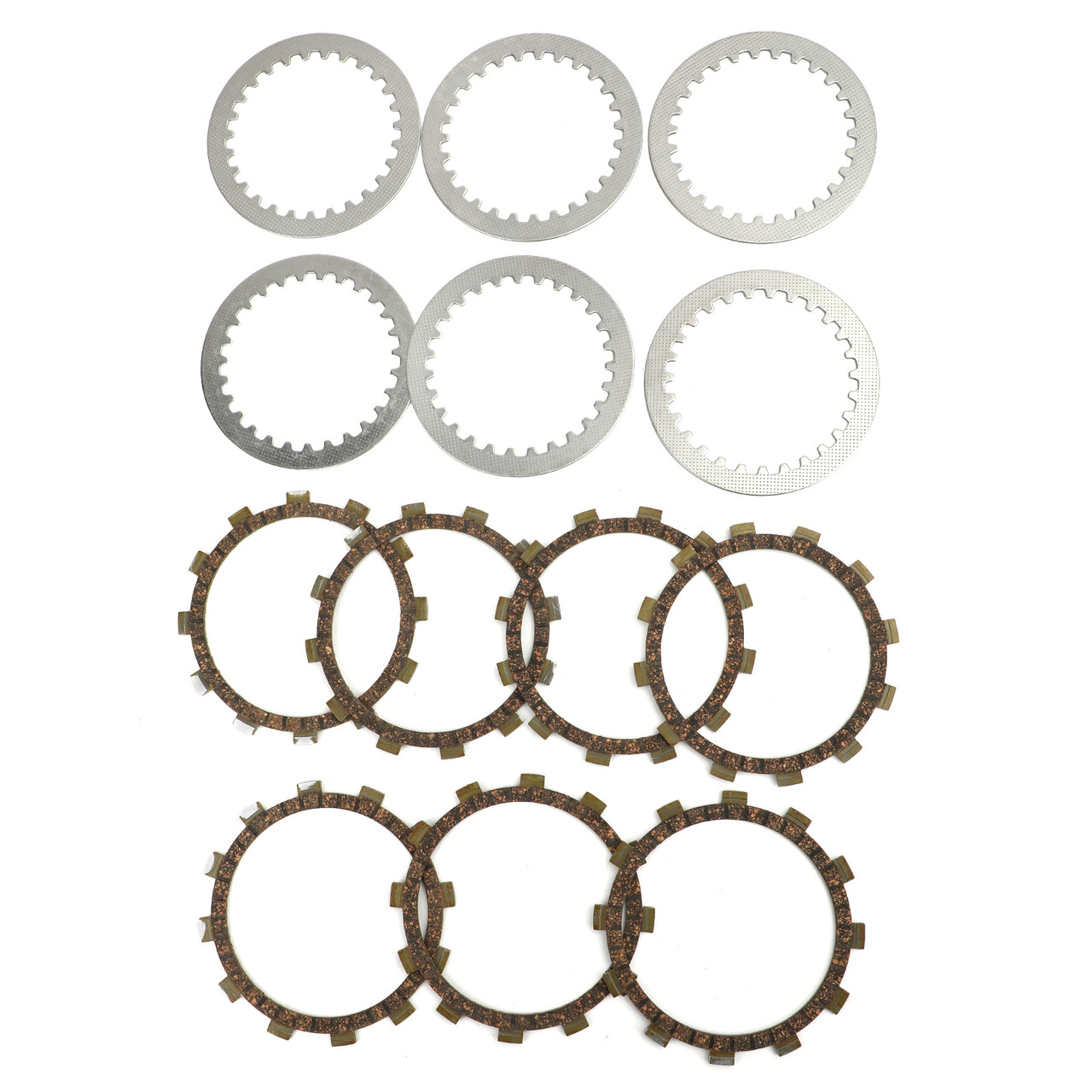 Clutch Plate Kit Fit For Yamaha TT350A (3GJ) 90-95 TT350 (ITJ) 85-89 XT350 85-95 BW350 Big Wheel 87-88