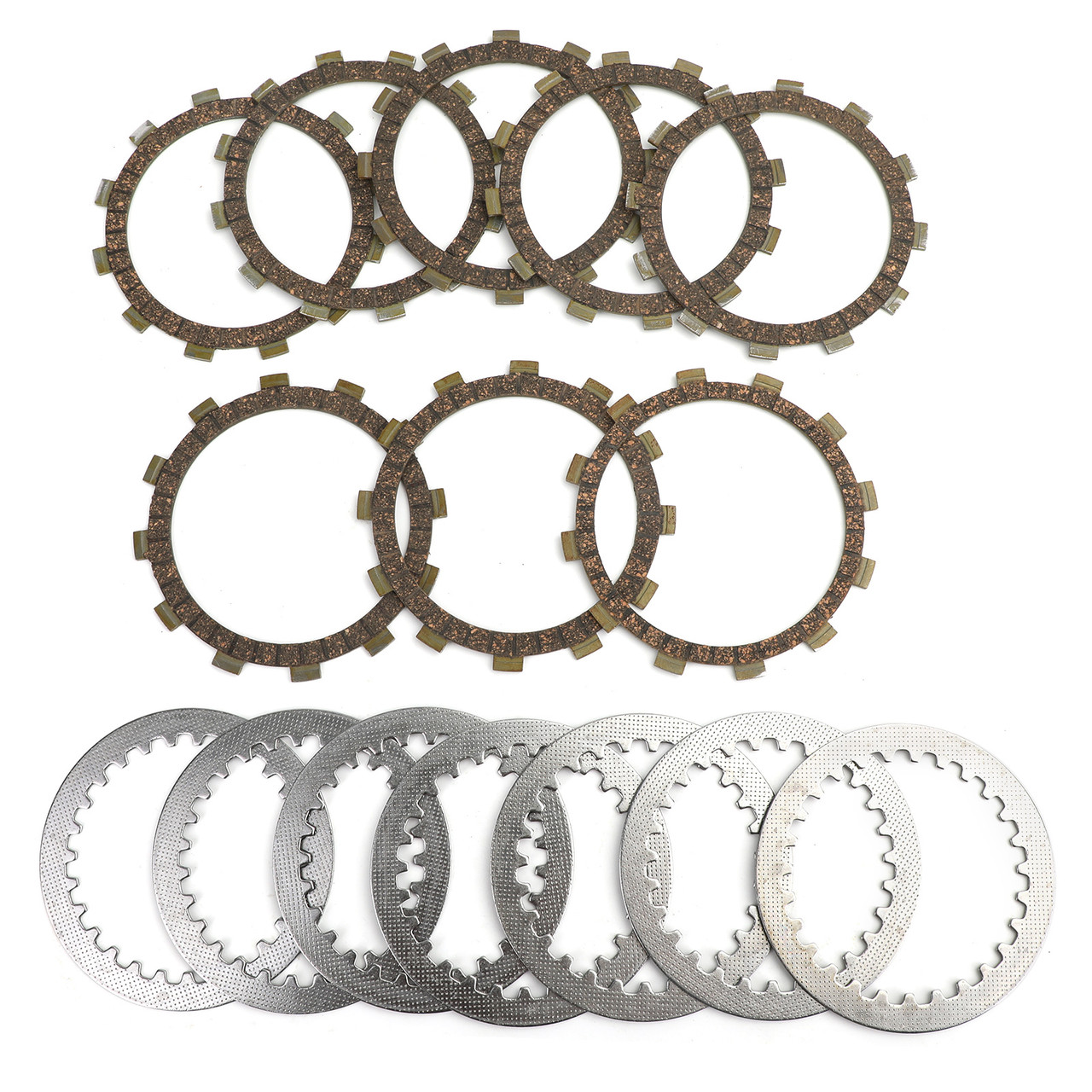 Clutch Plate Kit Fit For Yamaha FZ700 FZ700T/TC 87 FZ750 FZ750 Genesis 85-91 FZX750 86-98