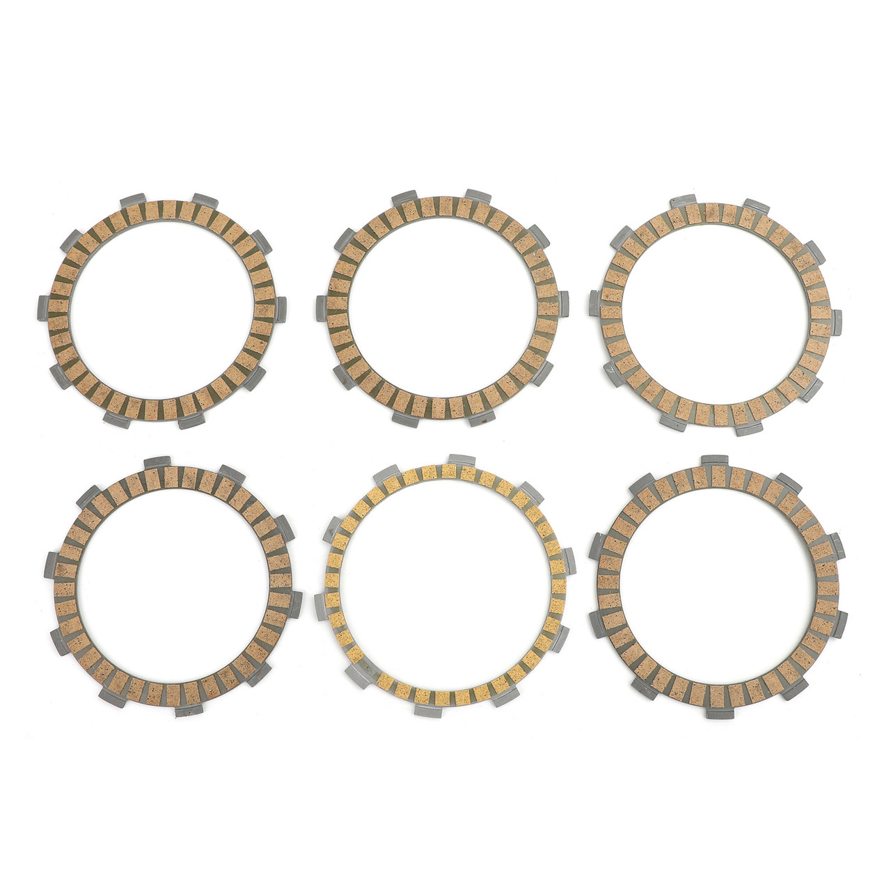 Clutch Plate Kit Fit For Yamaha ST225 (5BT) Bronco 97 TTR225 TT-R225 99-04 XT225 Serow 86-00 TTR230 TT-R230 05-14