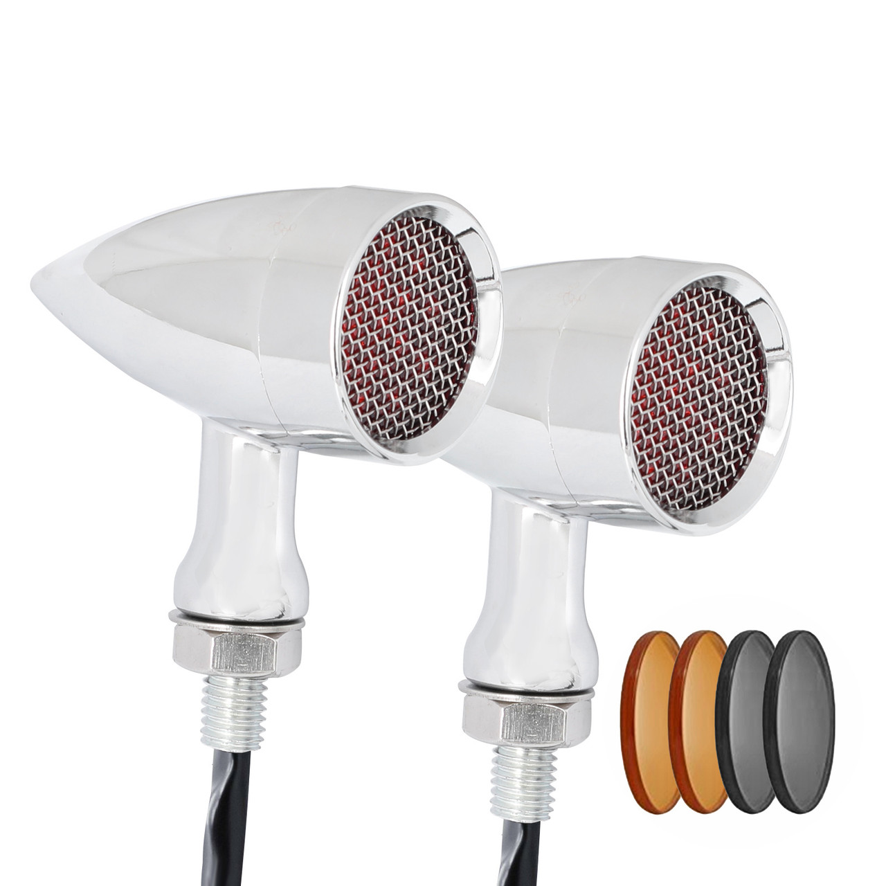 Mini Bullet Turn Signal Light Universal Fit For Most of Motorcycle