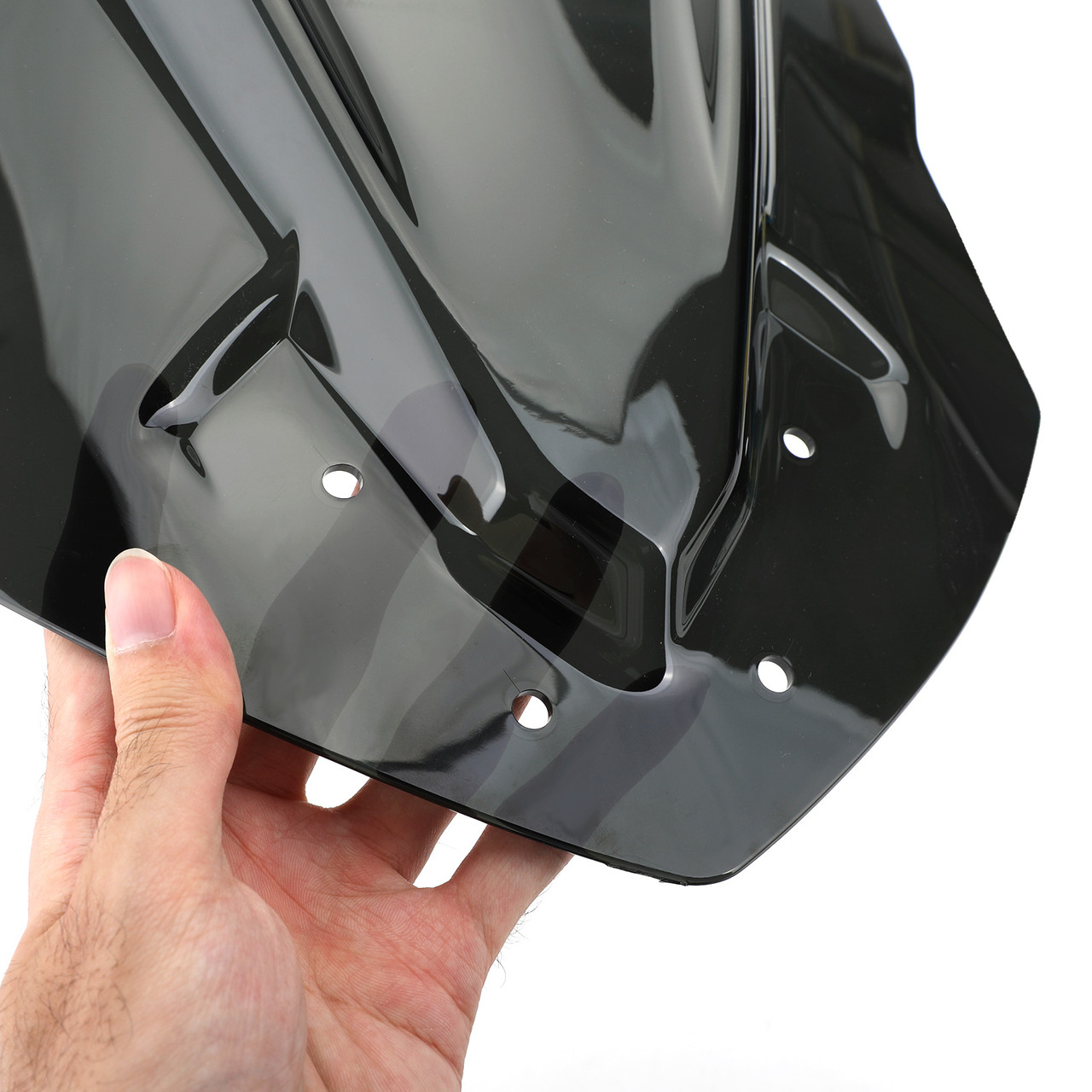 ABS Plastic Windshield Windscreen Fit For Yamaha MT125 15-19 Black