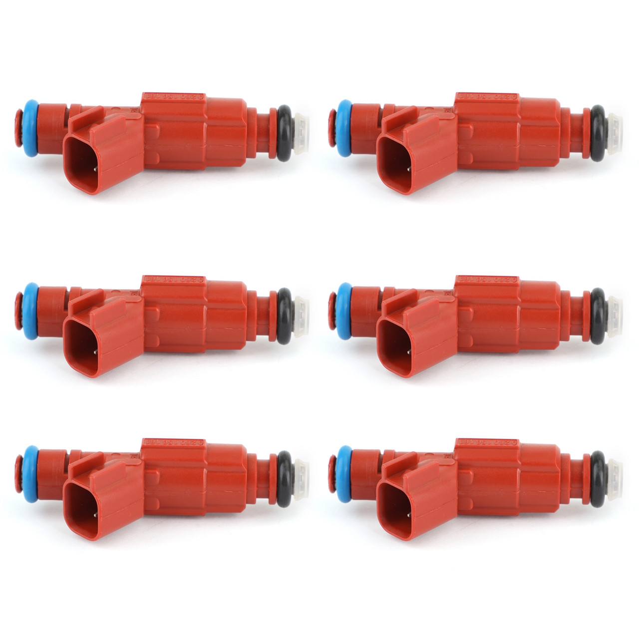 6Pcs 12-hole Fuel Injectors Replacement Fit for Ford Mustang Windstar Grand Cherokee 99-04 Liberty Ram 1500 02-03