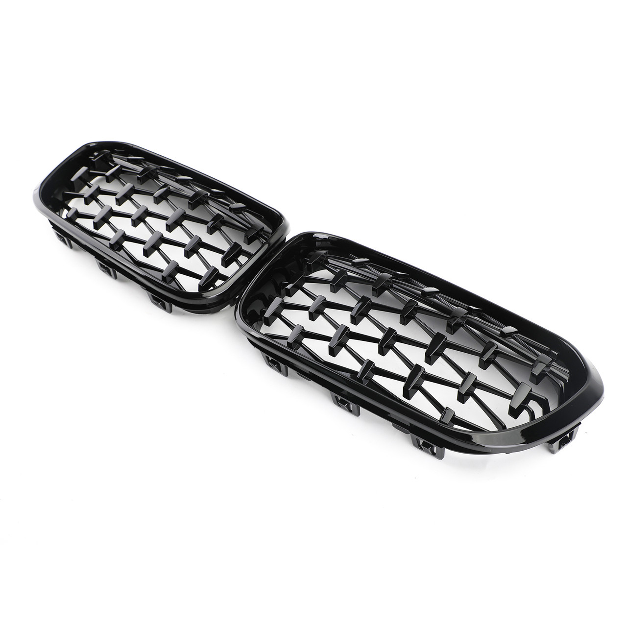 Meteor Black Front Kidney Grille Fit For BMW 1 Series F20/F21 15-17