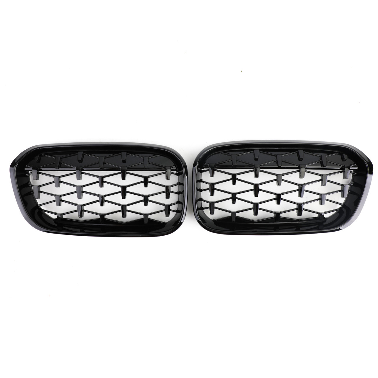 Meteor Black Front Kidney Grille Fit For BMW 1 Series F20/F21 15-17