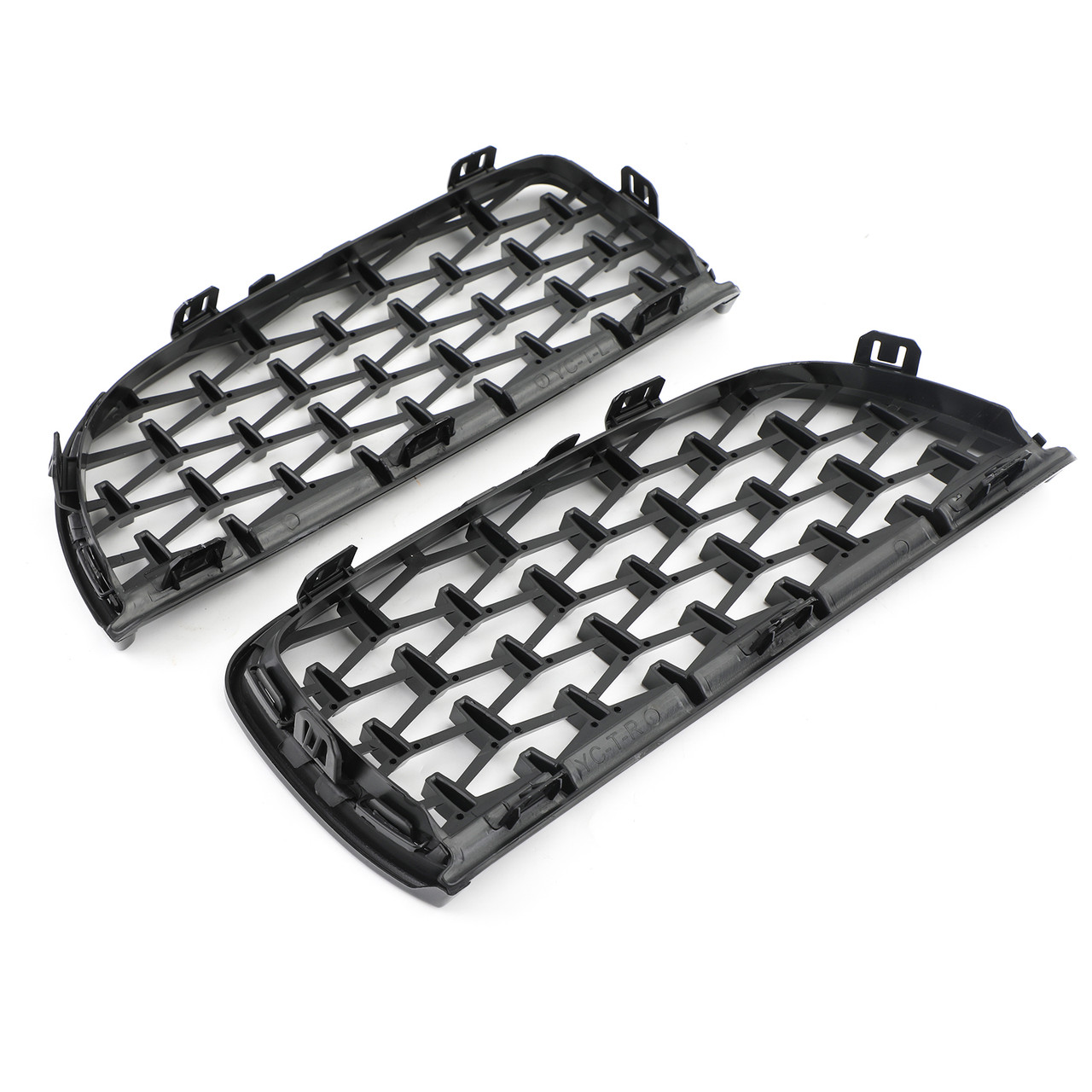 Meteor Black Kidney Grill Mesh Grille Fit For BMW 3-Series E90 Sedan 05-08 E91 Wagon 06-08