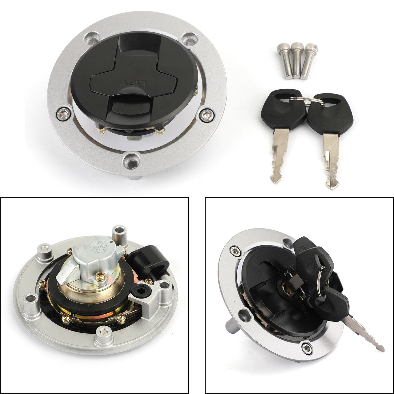 Ignition Switch Lock & Keys Kit Fit for Kawasaki ZX1000 ZX636 Ninja 11-18 ER650 ER6N EX650 Ninja 650 12-16
