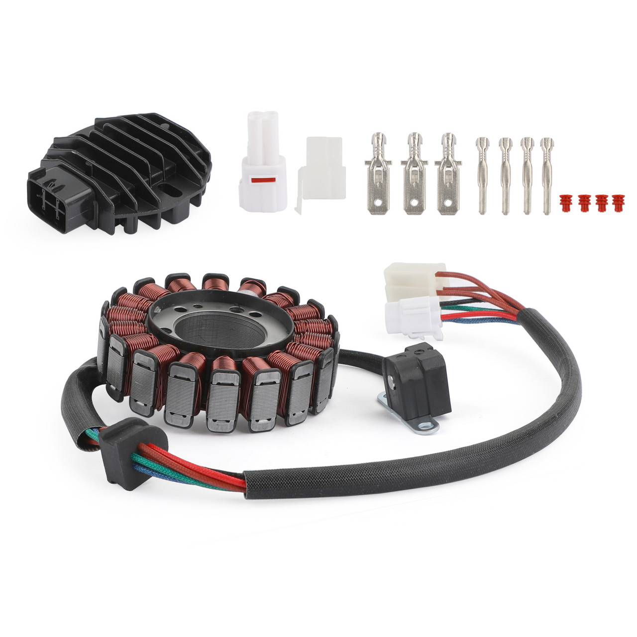 Stator & Regulator Rectifier Fit for Suzuki LT-Z400 LTZ400 Quadsport Z400 ATV 03-08