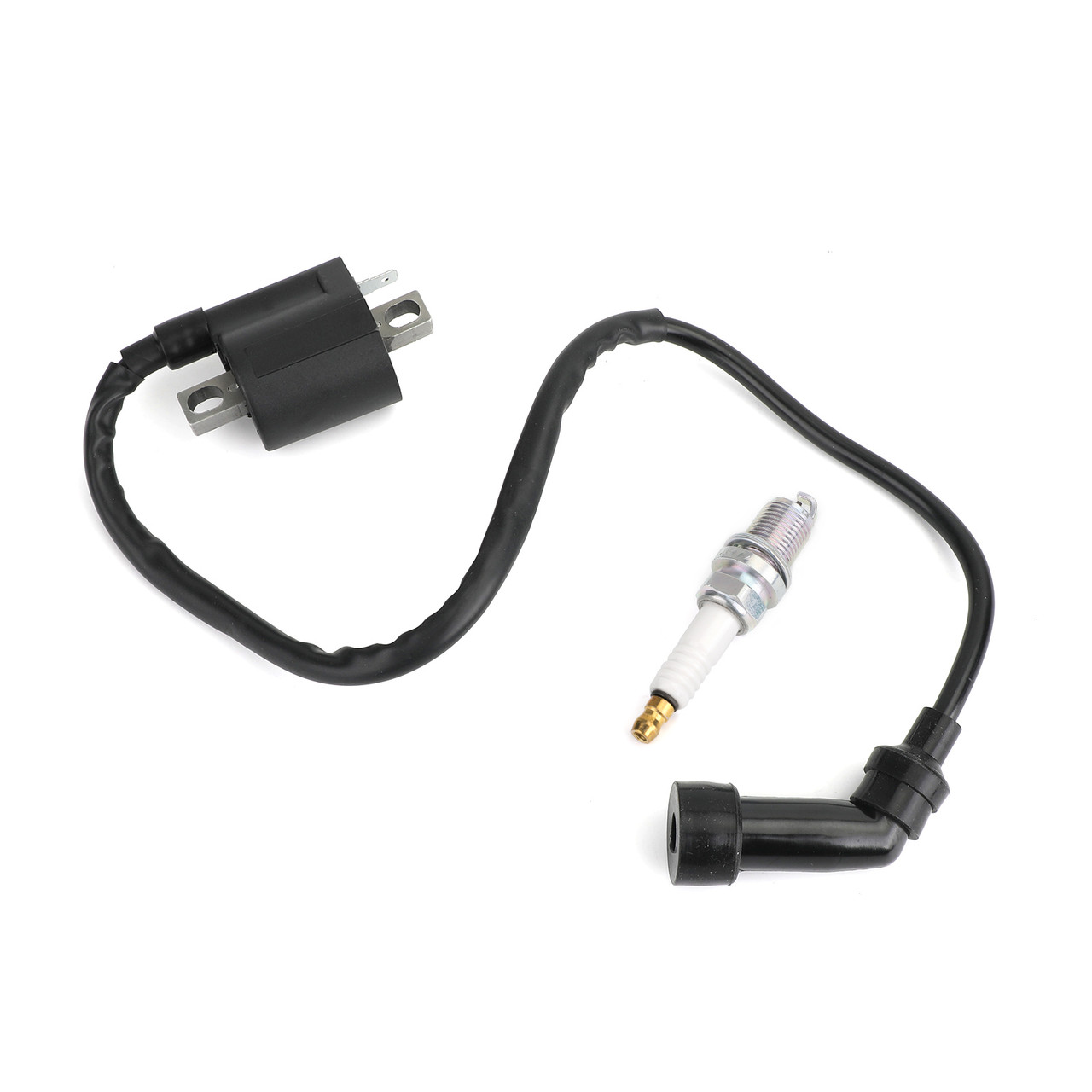 Ignition Coil + Spark Plug Fit for Polaris Trail Boss 325 00-02 330 03-11
