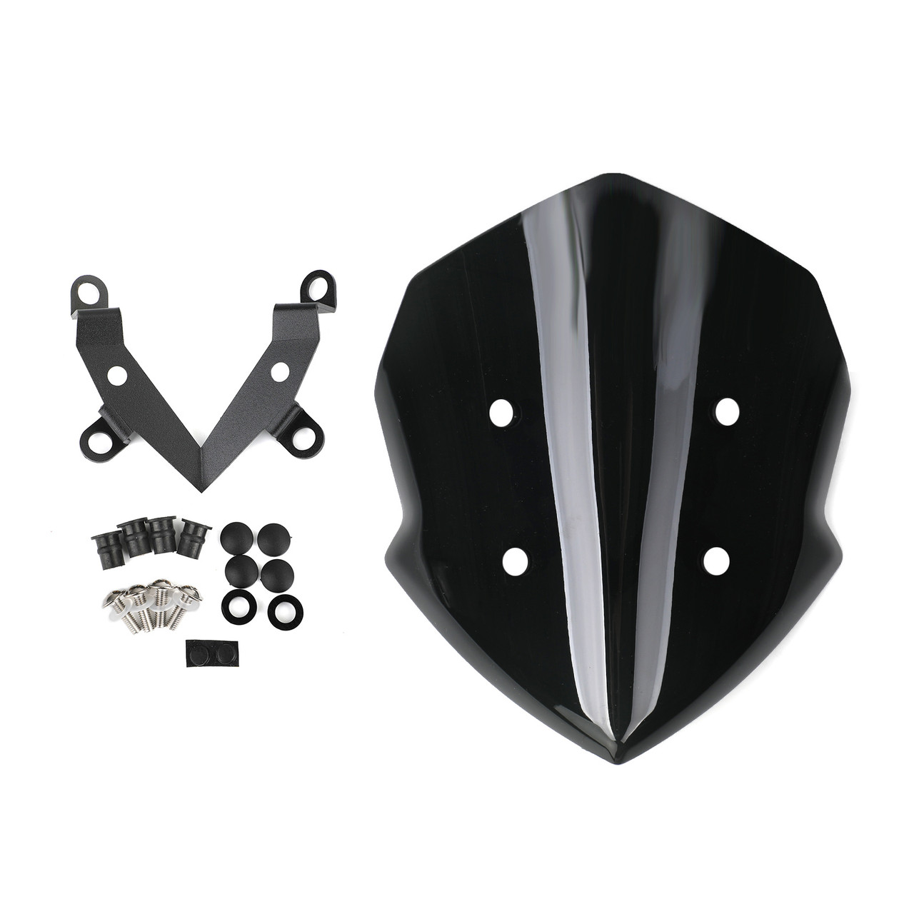 Windshield Windscreen For Kawasaki Z125 19-20 Black