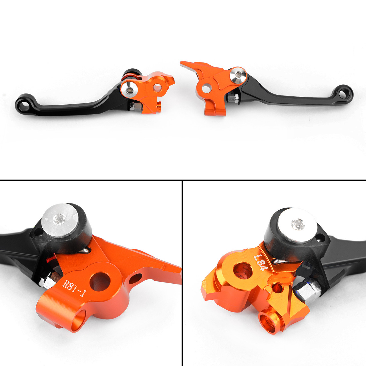 Brake Clutch Levers for Husqvarna TC125 TC250 TE150 TE250 TE300 FC250 FC350 Black