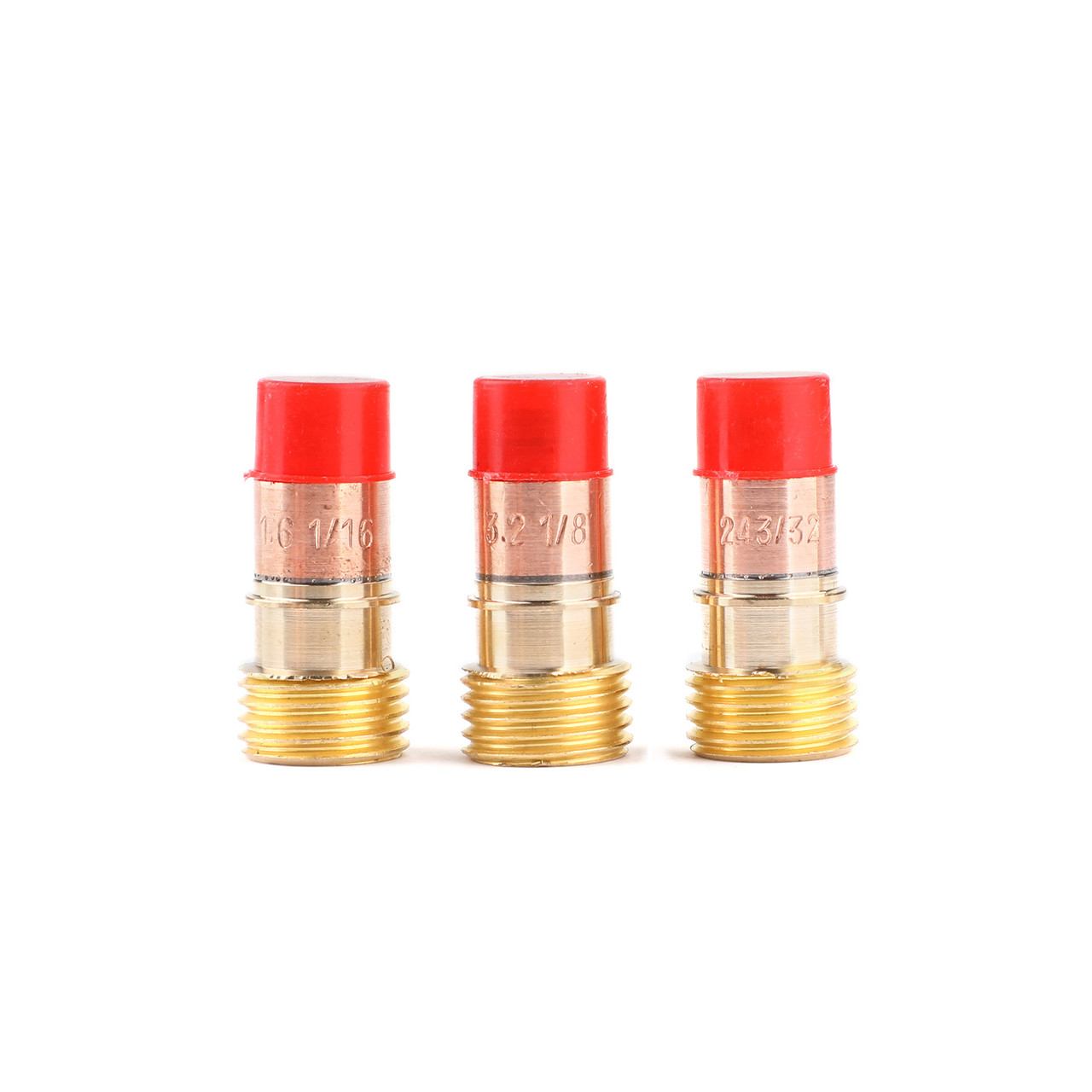 31Pcs TIG Welding Torch Accessories Stubby Gas Lens #12 Glass Cup Kit For WP-17 WP-18 WP-26