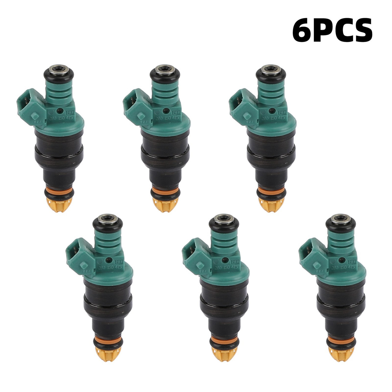 6 pcs Fuel Injectors Fit BMW 2.5 3.0 323i 325i 525i M3