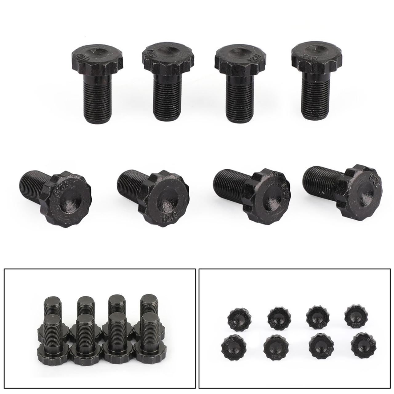 B Series Flywheel Bolts fit GSR LS SI EG EK DC2 B16 B18C1 B18 12.9 Black