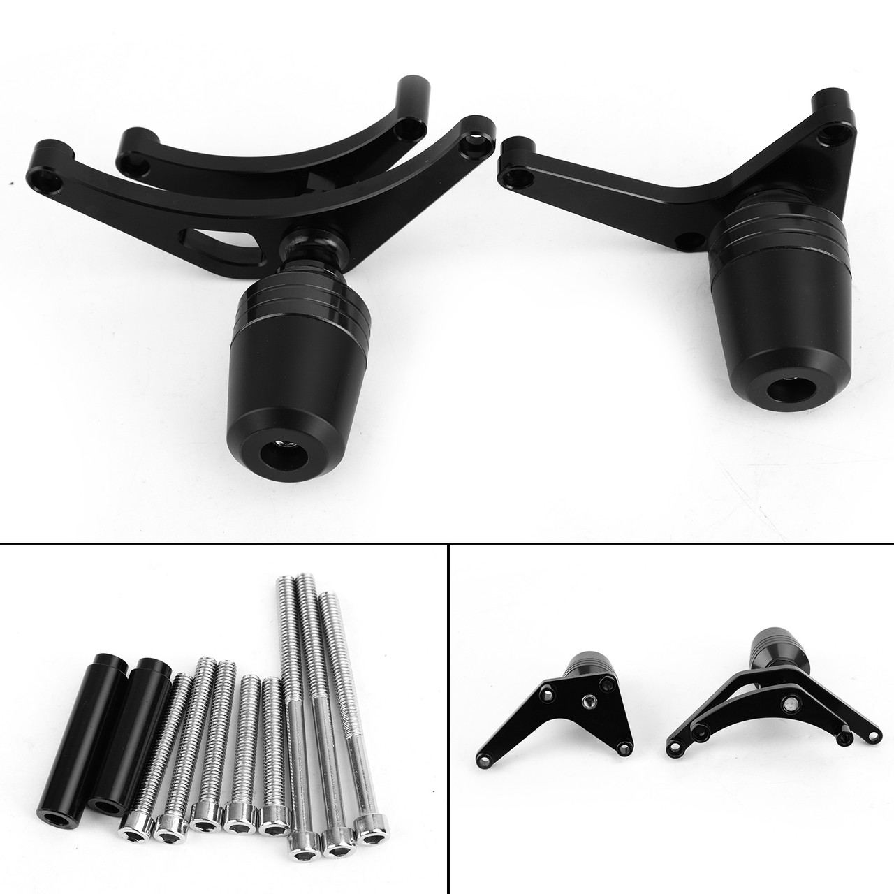 Frame Slider Anti Crash Protector Fit for Ducati Supersport 939 17-19 Black