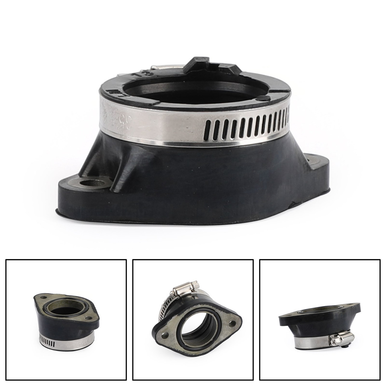 Intake Manifold Boot Joint Carburetor Carb Insulator Holder Fit for Honda TRX250X 87-92, TRX300EX TRX300X 93-09