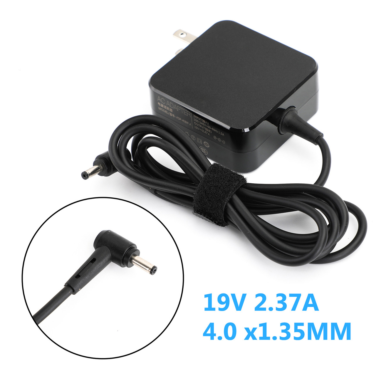 19V 2.37A 4.0Mm*1.35Mm Laptop Charger Power Supply Ac Adapter For Asus N45W-01